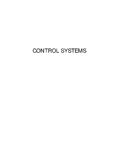 CS Control Systems