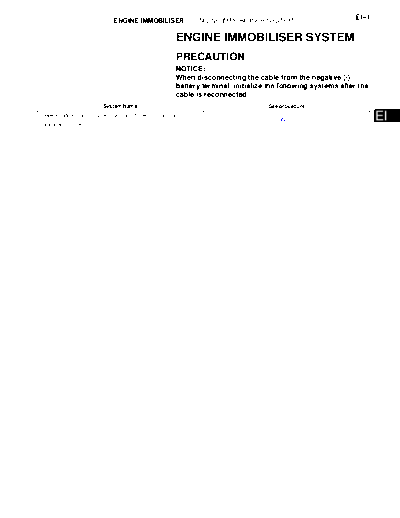 Engine Immobilizer