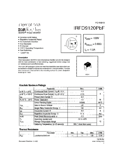 irfd9120pbf
