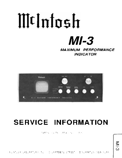 hfe_mcintosh_mi-3_service