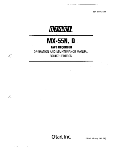 hfe_otari_mx-55_op_service