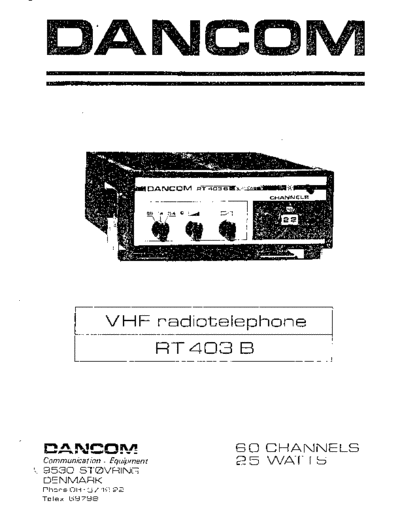 Dancom RT403B