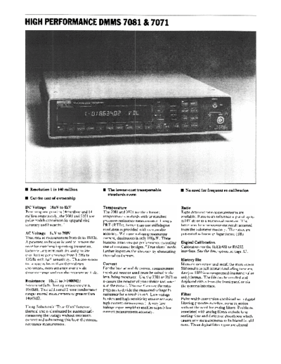 solartron 7081 description