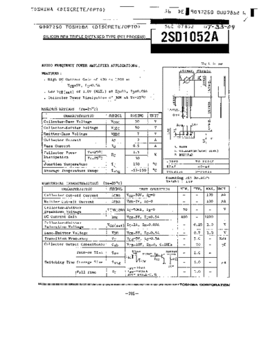 2sd1052a