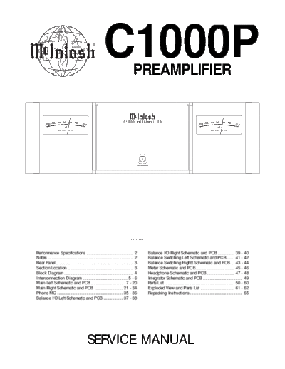 hfe_mcintosh_c1000p_service