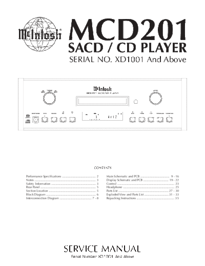 hfe_mcintosh_mcd201_service_xd1001_on