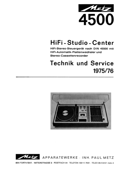 metz_studio_center_4500_titel
