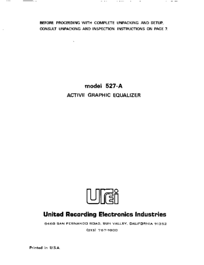UREI-527A