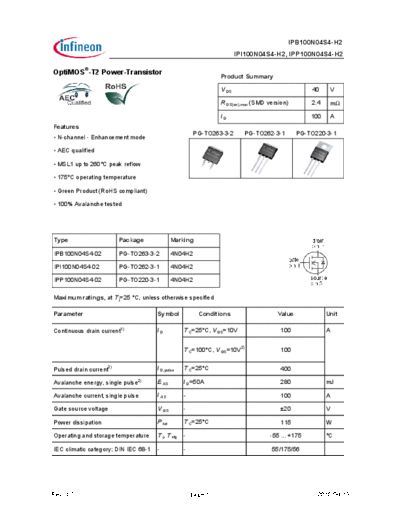 ipp100n04s4-h2_ipb100n04s4-h2_ipi100n04s4-h2