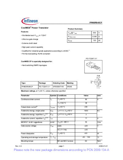 ipw60r045cp_rev2[1].2_pcn