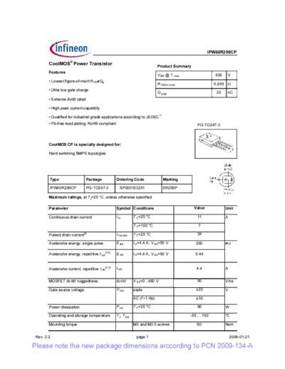 ipw60r299cp_rev2[1].2_pcn