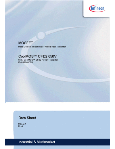 ipw65r660cfd_ipb65r660cfd_ipi65r660cfd_ipa65r660cfd_ipp65r660cfd_ipd65r660cfd