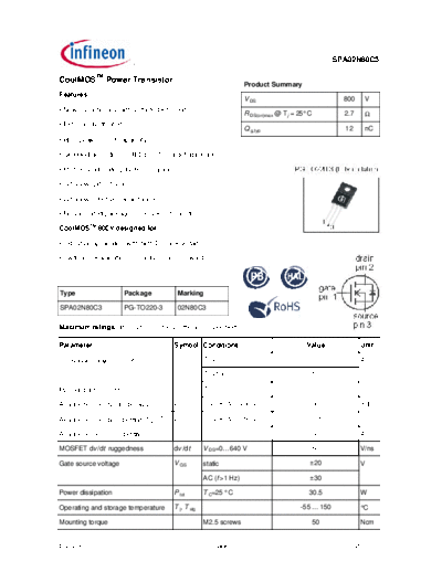 spa02n80c3_rev2.91_a
