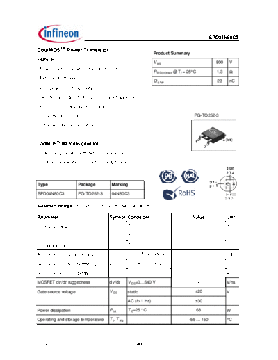 spd04n80c3_rev2.91