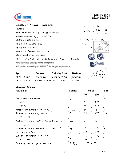 spp17n80c3_spa17n80c3.rev.2.7
