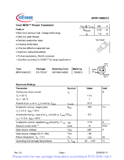 spw12n50c3_rev[1].2.5_pcn