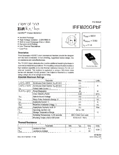 irfi820gpbf