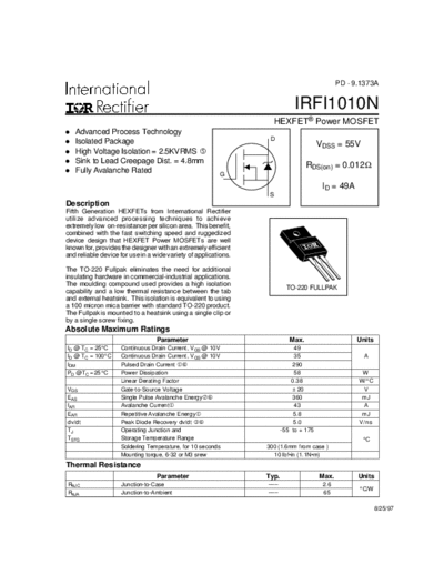 irfi1010n