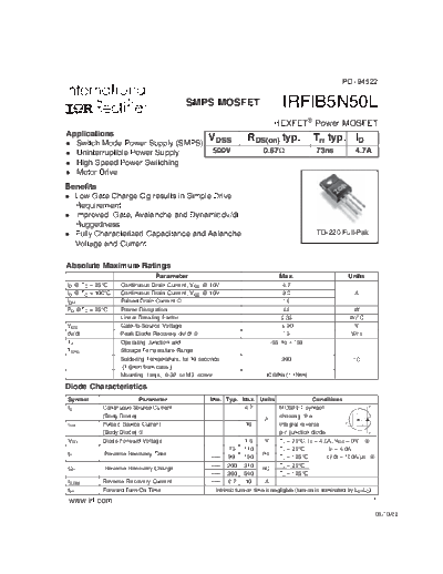 irfib5n50l