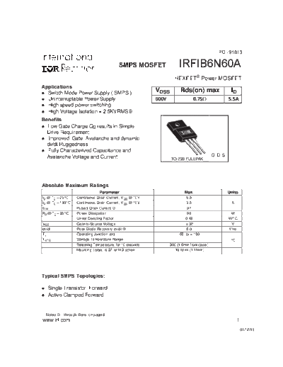 irfib6n60a
