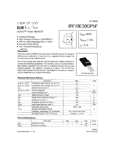 irfibe30g