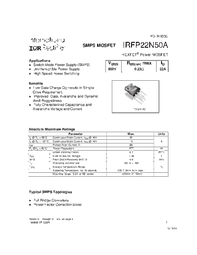 irfp22n50a