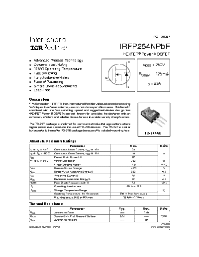 irfp254npbf