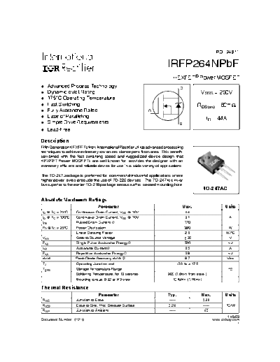 irfp264npbf