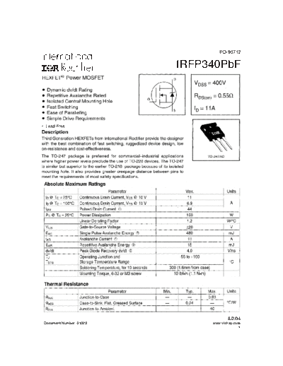 irfp340pbf