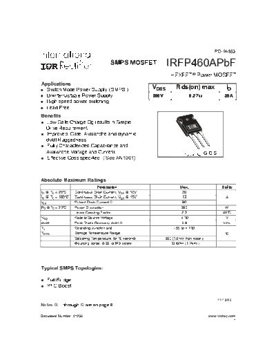 irfp460apbf