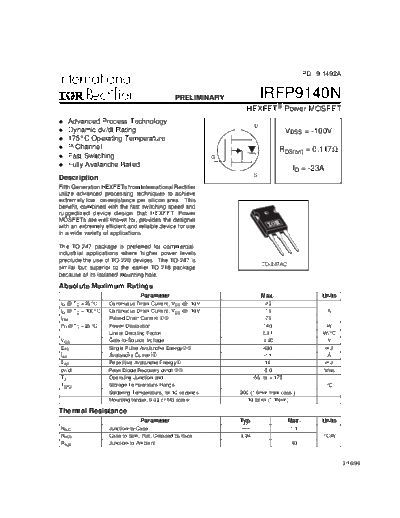 irfp9140n
