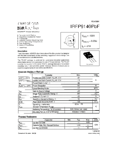 irfp9140pbf