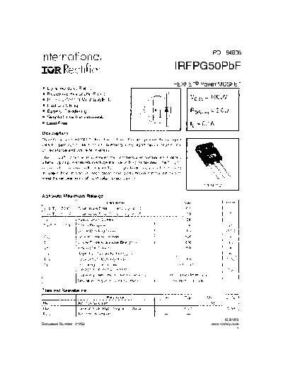 irfpg50pbf