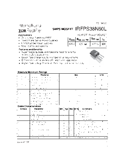 irfps38n60l