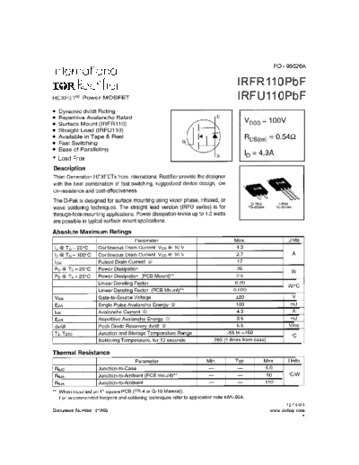 irfr110pbf_irfu110pbf