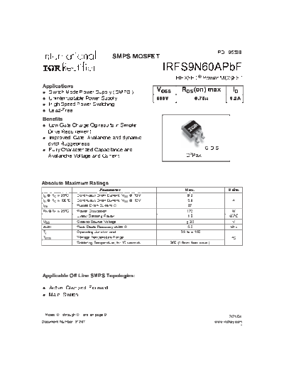irfs9n60a