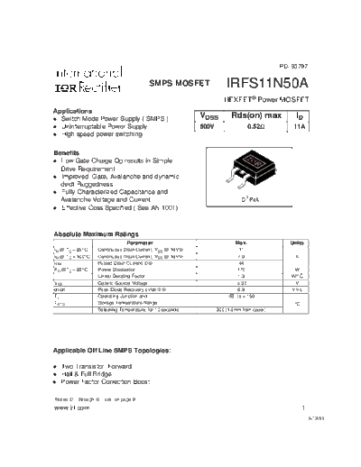 irfs11n50a