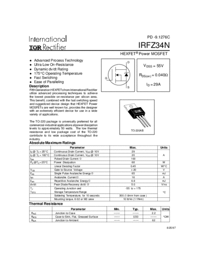 irfz34n