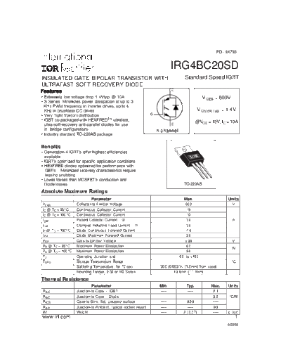 irg4bc20sd