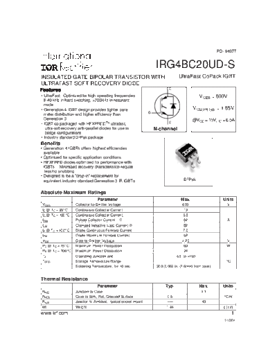 irg4bc20ud-s