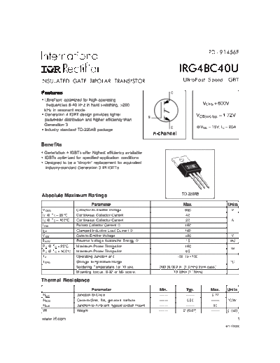 irg4bc40u