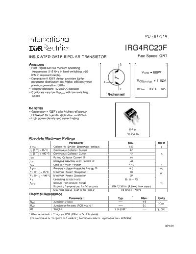 irg4rc20f
