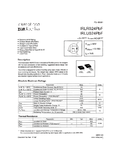 irlr024pbf_irlu024pbf
