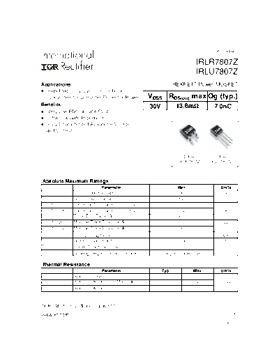 irlr7807z