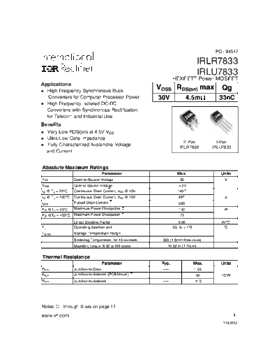 irlr7833