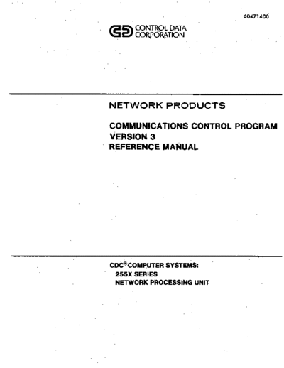 60471400G_255X_Communications_Control_Pgm_Vers_3_Ref_May81