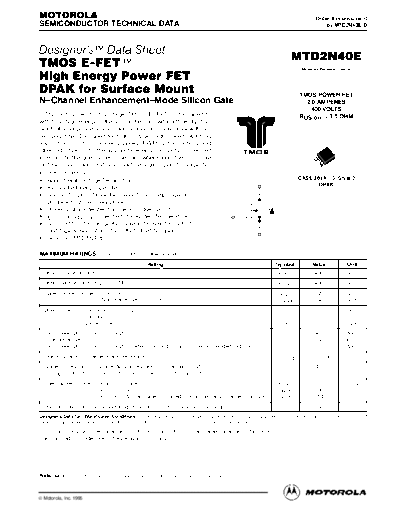 mtd2n40e