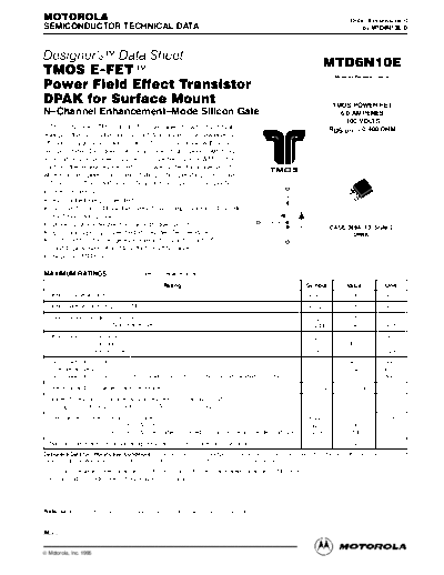 mtd6n10e