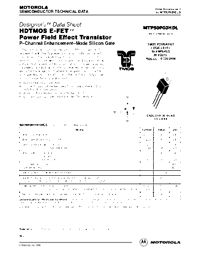 mtp50p03hd