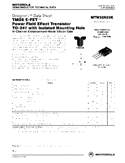 mtw32n25e